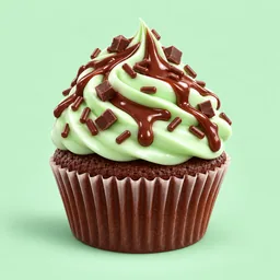 2048 Cupcakes Chocolate Mint Fudge cupcake level 64