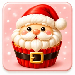 1024 Christmas Cupcake