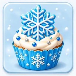 256 Christmas Cupcake