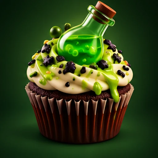Magic Potion cupcake, 4096 tile in Halloween 2048 Cupcakes